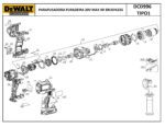 Parafusadeira Bateria 20V DCD996 Tipo 1 Dewalt - Imagem 2