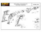 Parafusadeira Bateria 20V DCF620B Tipo 1 Dewalt - Imagem 2