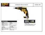 Parafusadeira Bateria 20V DCF620B Tipo 1 Dewalt - Imagem 3