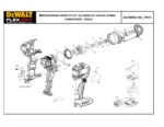 Parafusadeira Bateria 20V DCF809-BR Tipo 1 Dewalt - Imagem 2