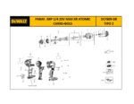 Parafusadeira Bateria 20V DCF809-BR Tipo 2 Dewalt - Imagem 3