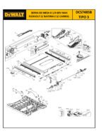 Serra de Mesa ou Bancada DCS7485 Tipo 3 Dewalt - Imagem 2
