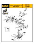 Serra Esquadria DCS781 Tipo 20 Dewalt - Imagem 3