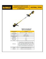 Aparador de Grama DCST920 Tipo 4 Dewalt - Imagem 3
