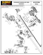 Aparador de Grama DCST970B Tipo 2 Dewalt - Imagem 2
