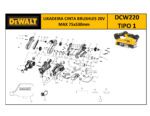 Lixadeira de Cinta DCW220 Tipo 1 Dewalt - Imagem 2