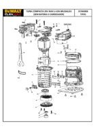 Tupia DCW600B Tipo 1 Dewalt - Imagem 2