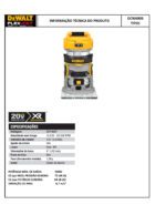 Tupia DCW600B Tipo 1 Dewalt - Imagem 3