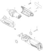 Parafusadeira Bateria 10,9V e Menor DF001DW Makita - Imagem 2