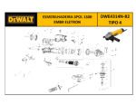 Esmerilhadeira Angular 220V DWE4314N-B2 Tipo 4 Dewalt - Imagem 2