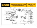 Esmerilhadeira Angular 220V DWE4377-B2 Tipo 1 Dewalt - Imagem 2