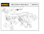 Serra de Mesa ou Bancada 220V DWE7492-B2 Tipo 1 Dewalt - Imagem 5