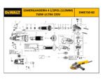 Esmerilhadeira Angular 220V DWE750-B2 Dewalt - Imagem 2