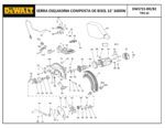 Serra Esquadria 110/127V DWS715-BR Tipo 20 Dewalt - Imagem 2