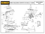 Serra Esquadria 110/127V DWS715-BR Tipo 20 Dewalt - Imagem 3