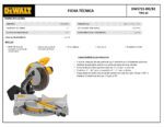 Serra Esquadria 110/127V DWS715-BR Tipo 20 Dewalt - Imagem 4