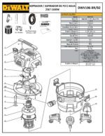 Aspirador de Pó 220V DWV106-B2 Tipo 1 Dewalt - Imagem 2