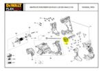Fole de Protecao para Martelete Dch263b Dewalt N538721 - Imagem 3