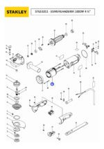 Conj Estator para Esmerilhadeira Angular Stgs1011-br Stanley 5140014-97 - Imagem 4