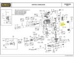 Condutor Azul para Martelo Demolidor D25960-b2 Dewalt N103817 - Imagem 2