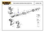 Engrenagem Planetaria para Parafusadeira Bateria 20v Dcd996 Dewalt N156100 - Imagem 2
