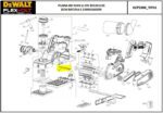 Bucha Porta Lamina para Plaina Dcp580b Dewalt N437006 - Imagem 2