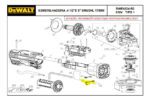 Interruptor para Esmerilhadeira Angular Dwe4324-b2 Dewalt N563931 - Imagem 2