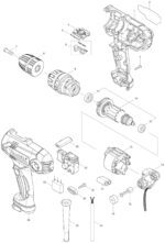 Furadeira 110/127V HP0300 Makita - Imagem 2