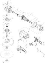 Esmerilhadeira Angular 110/127V M0921B Makita - Imagem 2