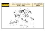 Serra Mármore 110/127V SPT116-BR Tipo 1 Stanley - Imagem 3
