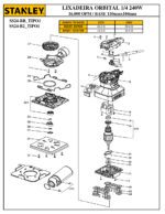 Lixadeira Roto e Orbital 110/127V SS24-BR Tipo 1 Stanley - Imagem 2