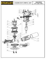 Lixadeira Roto e Orbital 110/127V SS30-BR Tipo 1 Stanley - Imagem 2