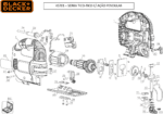 Cabo Eletrico para Serra Tico-tico Ks701-b2 Black e Decker 90634680 - Imagem 4