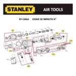 Anel Trava para Chave de Impacto 97-134la Stanley Atsv-461-35-a