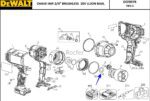 Arruela de Imp Id 17.14Od 28x1 0 para Chave de Impacto Dcf897 Dewalt N114027 - Imagem 2