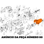 Carcaça/invalucro-motor Housing para Serra Tico-tico Dw331-b2 Dewalt 581241-00sv - Imagem 4