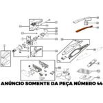 Conj Emp Carcaca Inf para Aspirador de Pó Avm1200-b2 Black e Decker Avm1200sp44 - Imagem 4