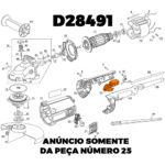 Chave Eletrica Bgv 2122 Lag Pitbull Sc para Esmerilhadeira Angular D28494w-b3 Dewalt N037773 - Imagem 3