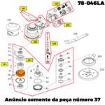 Cilindro para Lixadeira Roto e Orbital 78-046la Stanley Atsv-18709-1 - Imagem 3
