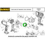 Coroa Eng Helicoidal 50d para Chave de Impacto Dcf897 Dewalt N389398 - Imagem 3