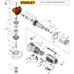 Caixa de Engrenagem para Esmerilhadeira Angular Stgs6115-b2 Stanley 5140171-47 - Imagem 5