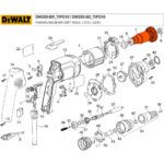 Conj. Rotor Dw255 120v 650w Sc para Parafusadeira de Drywall Dw255-br Dewalt N695231 - Imagem 5