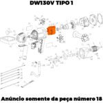 Estator 220v para Furadeira Dw130v-b2 Dewalt 624841-01sv - Imagem 3