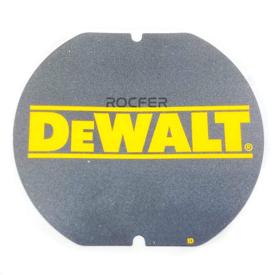 Etiqueta Tampa Traseira para Serra Esquadria Dws780-b2 Dewalt 391325-00 - Imagem 1