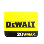 Etiqueta Logomarca para Parafusadeira Bateria 20v Dcd985-b2 Dewalt N091729