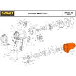 Conj. Cx. de Engrenagem para Chave de Impacto Dw292-b2 Dewalt N822135 - Imagem 5