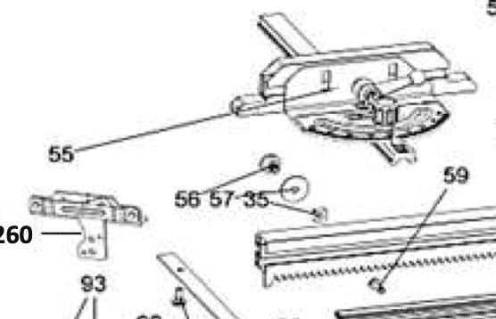 Conjunto Goniometro para Serra de Mesa ou Bancada Dwe7492-b2 Dewalt N551237 - Imagem 2