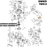 Guia para Tupia Dw621-b2 Dewalt 328788-00 - Imagem 4