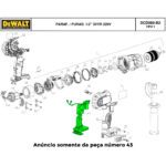 Interruptor para Parafusadeira Bateria 20v Dcd985-b2 Dewalt N357019 - Imagem 3