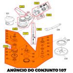 Conj.Motor para Lixadeira Roto e Orbital 78-047la Stanley Atsv-k18709-6 - Imagem 3